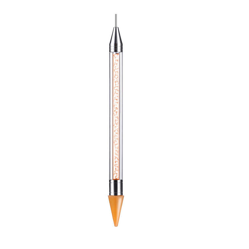 Vivid Nails Dual-Ended Nail Rhinestone Picker Wax Tip Pen Pick Up Appl