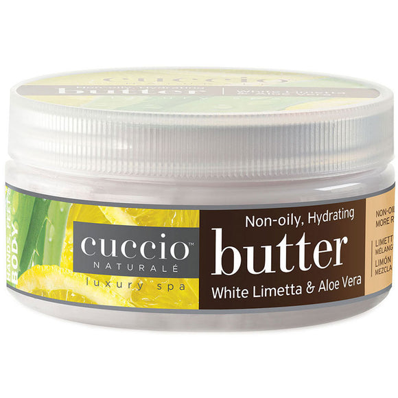 Cuccio Naturale Butter White Limetta & Aloe Vera 8oz