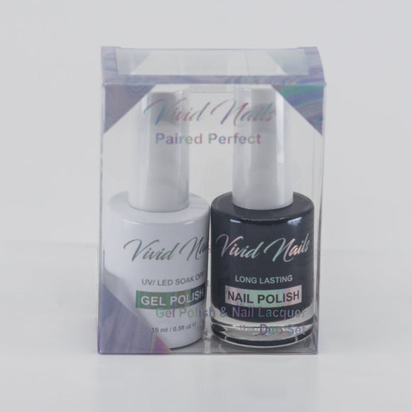 Vivid Nails Paired Perfect 02 - Pure Black
