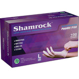 Shamrock Latex Industrial Gloves, Powder Free, Textured
