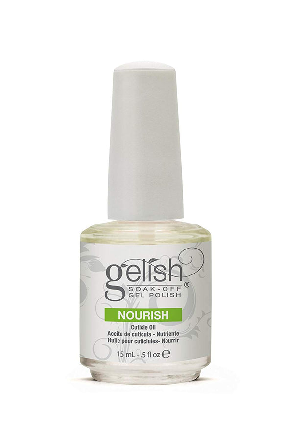 Gelish 15mL Gel Nail Soak Cuticle Oil Soak Off Polish Skin Vitamin Solution