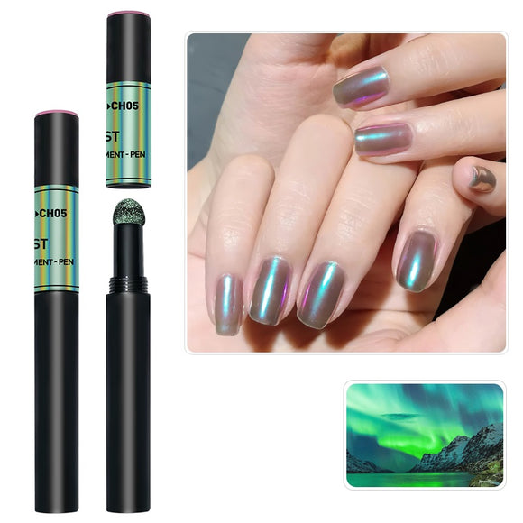 Vivid Nails Shiny Chrome Powder Nail Art Magic Nail Pen (CH05)